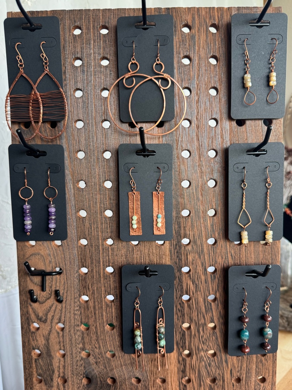 Handcrafted Copper Earrings